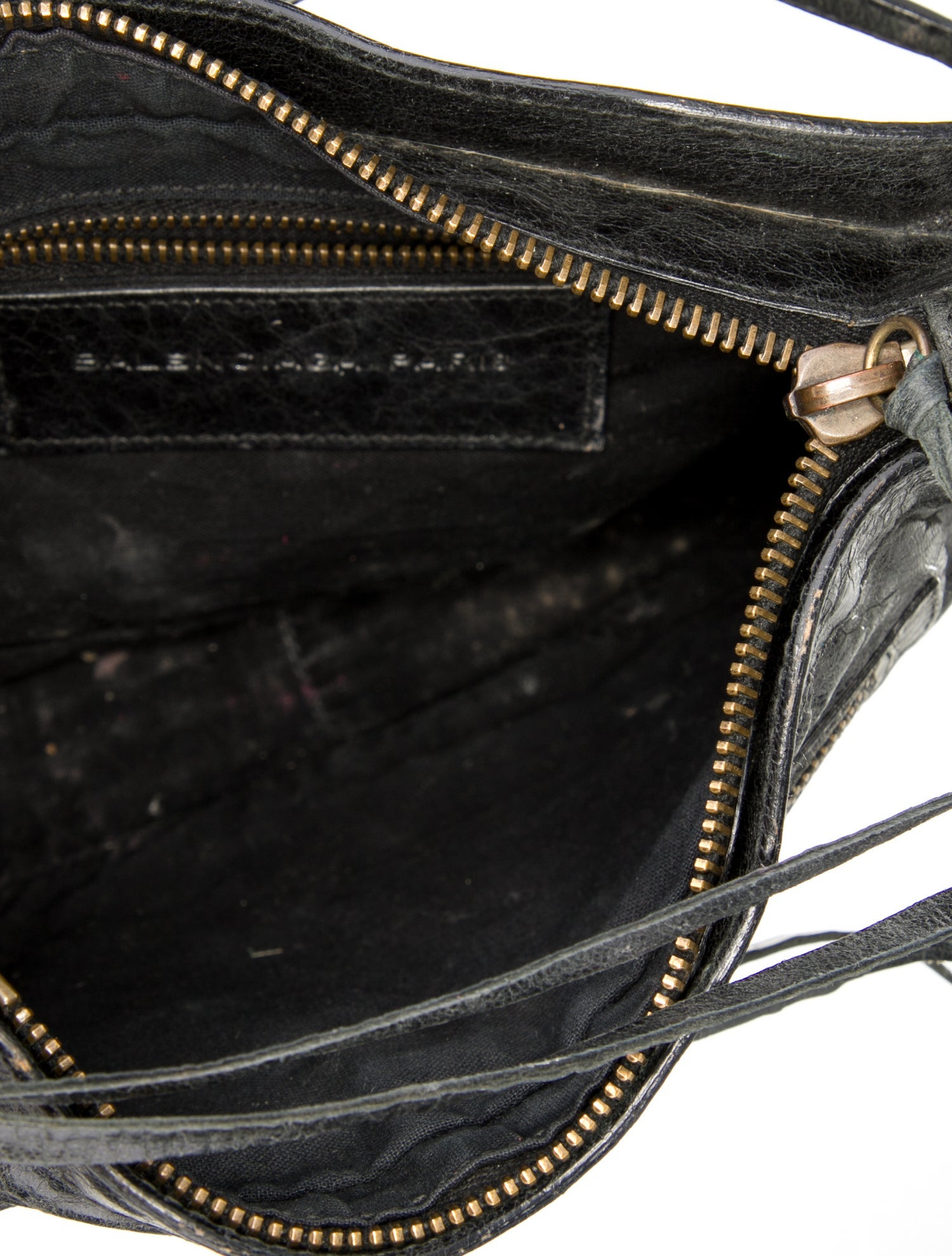 Balenciaga Leather motocross hip